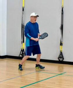 terry playing pickleball